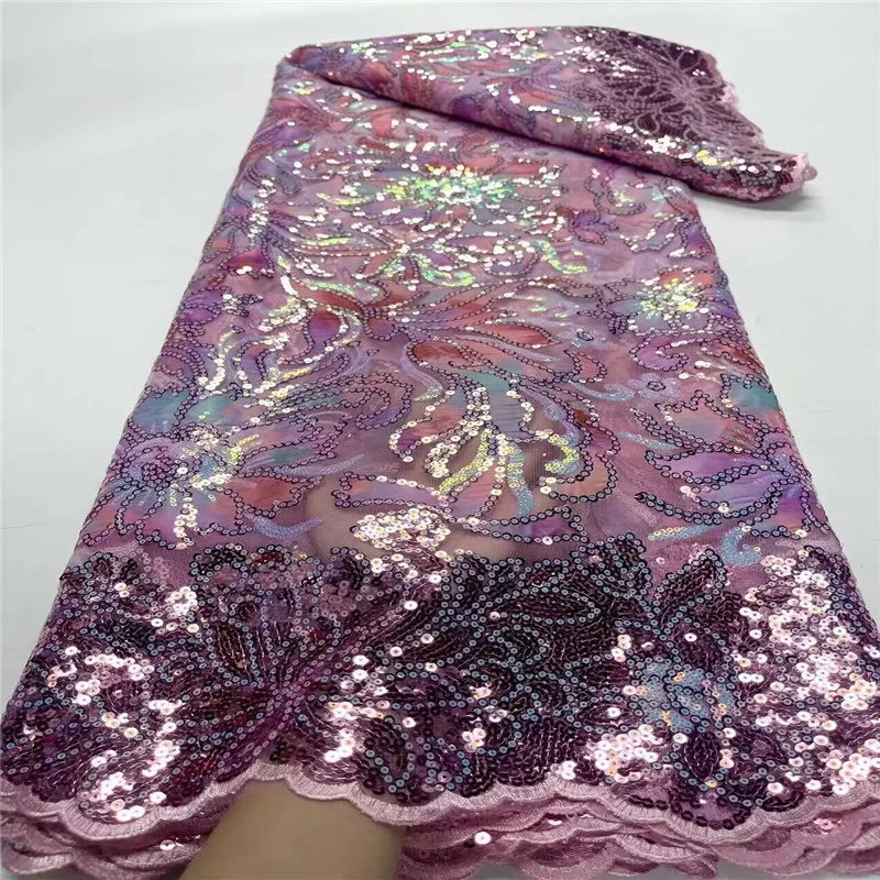 Luxury Light purple High Quality African Lace Fabric French Net Sequin Fabric Sewing Embroidery Tulle for Nigeria Dress 5Yard
Luxury Light purple High Quality African Lace Fabric French Net Sequin Fabric Sewing Embroidery Tulle for Nigeria Dress 5Yard