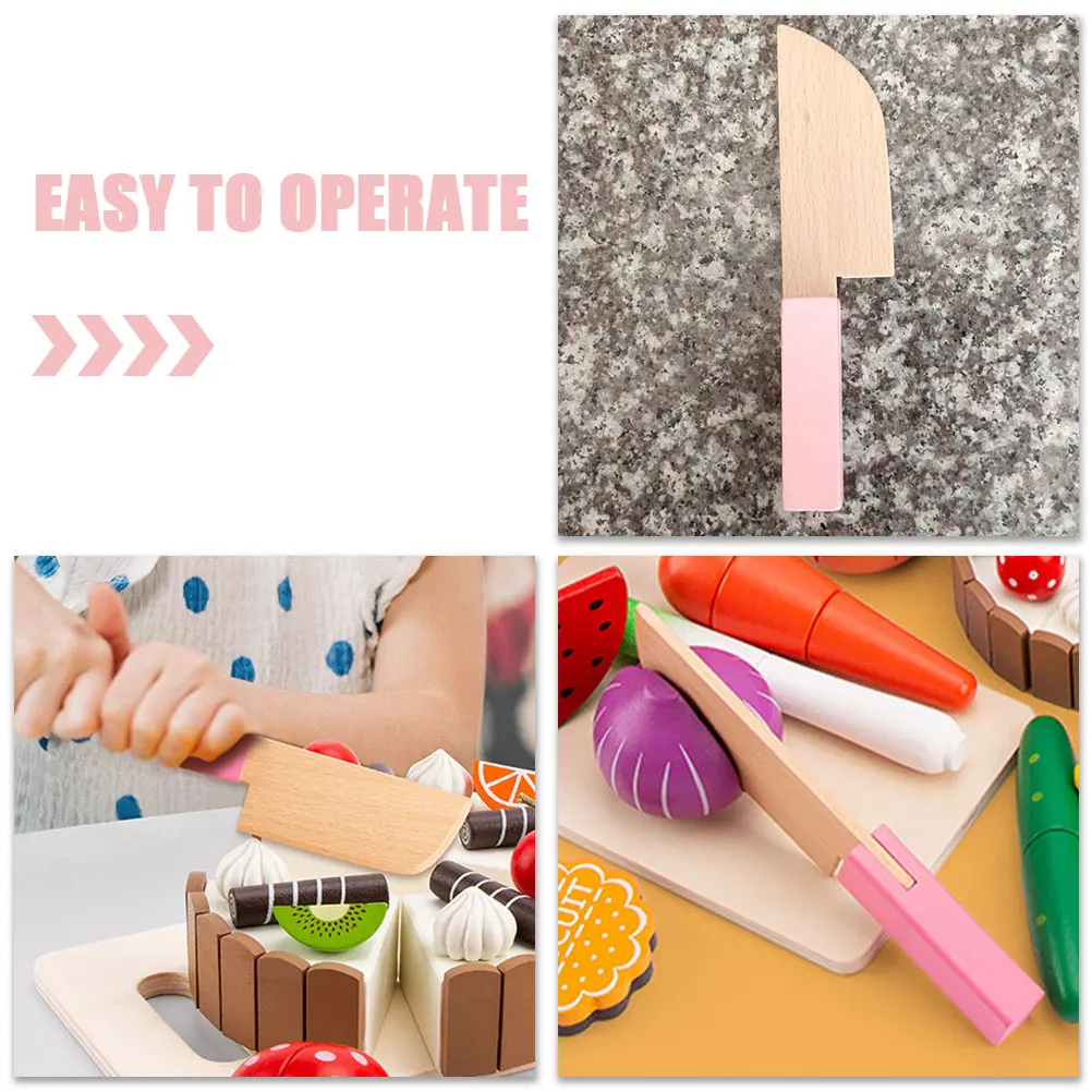 Wooden Kitchen Toy Safe Realistic Appearance Kids Cooking Role Pretend Play Toy Wooden CuttersKnife Model
Wooden Kitchen Toy Safe Realistic Appearance Kids Cooking Role Pretend Play Toy Wooden CuttersKnife Model