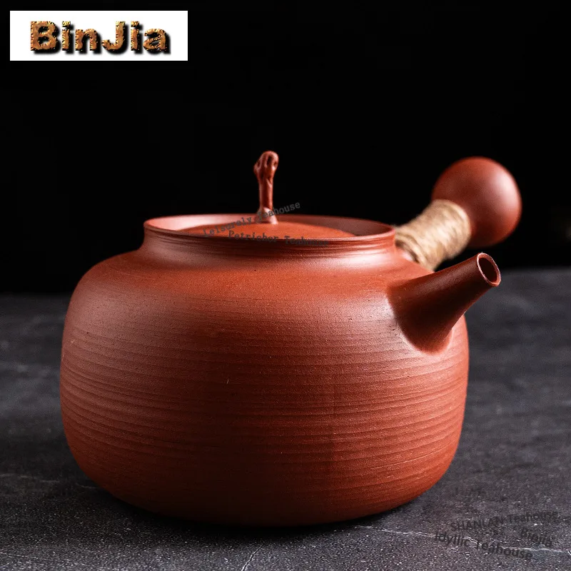 Retro Yixing Purple Clay Teapots Master Handmade Loop-handled Pot Raw Ore Zhu Mud Tea Maker Kettle Zisha Tea Set Teaware Crafts
Retro Yixing Purple Clay Teapots Master Handmade Loop-handled Pot Raw Ore Zhu Mud Tea Maker Kettle Zisha Tea Set Teaware Crafts