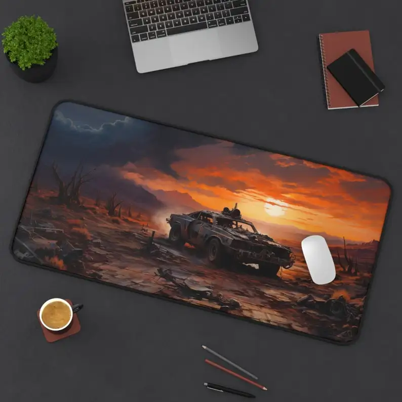 Post-apocalyptic Pattern Table Mat, Vintage Wasteland XXL Mouse Pad, Non-slip Waterproof Gaming Mouse Pad for Work and Play
Post-apocalyptic Pattern Table Mat, Vintage Wasteland XXL Mouse Pad, Non-slip Waterproof Gaming Mouse Pad for Work and Play