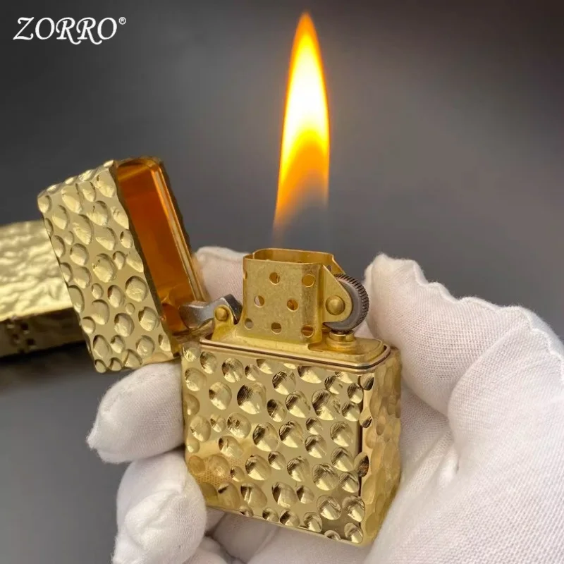 Zorro 912s Unmarked Hand-carved Three-dimensional Relief Brass Retro Old-fashioned Grinding Wheel Kerosiene Lighter
Zorro 912s Unmarked Hand-carved Three-dimensional Relief Brass Retro Old-fashioned Grinding Wheel Kerosiene Lighter