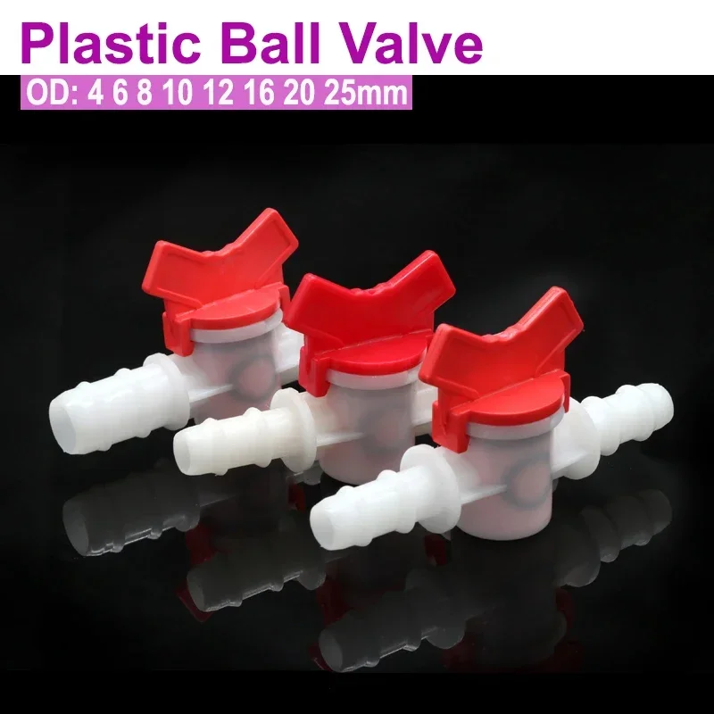 3Pcs Plastic Ball Valve 4mm~25mm Plastic Ball Valve Drip Irrigation Pipe Switch Aquarium Air Pump Hose Connector PVC Hose Barb
3Pcs Plastic Ball Valve 4mm~25mm Plastic Ball Valve Drip Irrigation Pipe Switch Aquarium Air Pump Hose Connector PVC Hose Barb