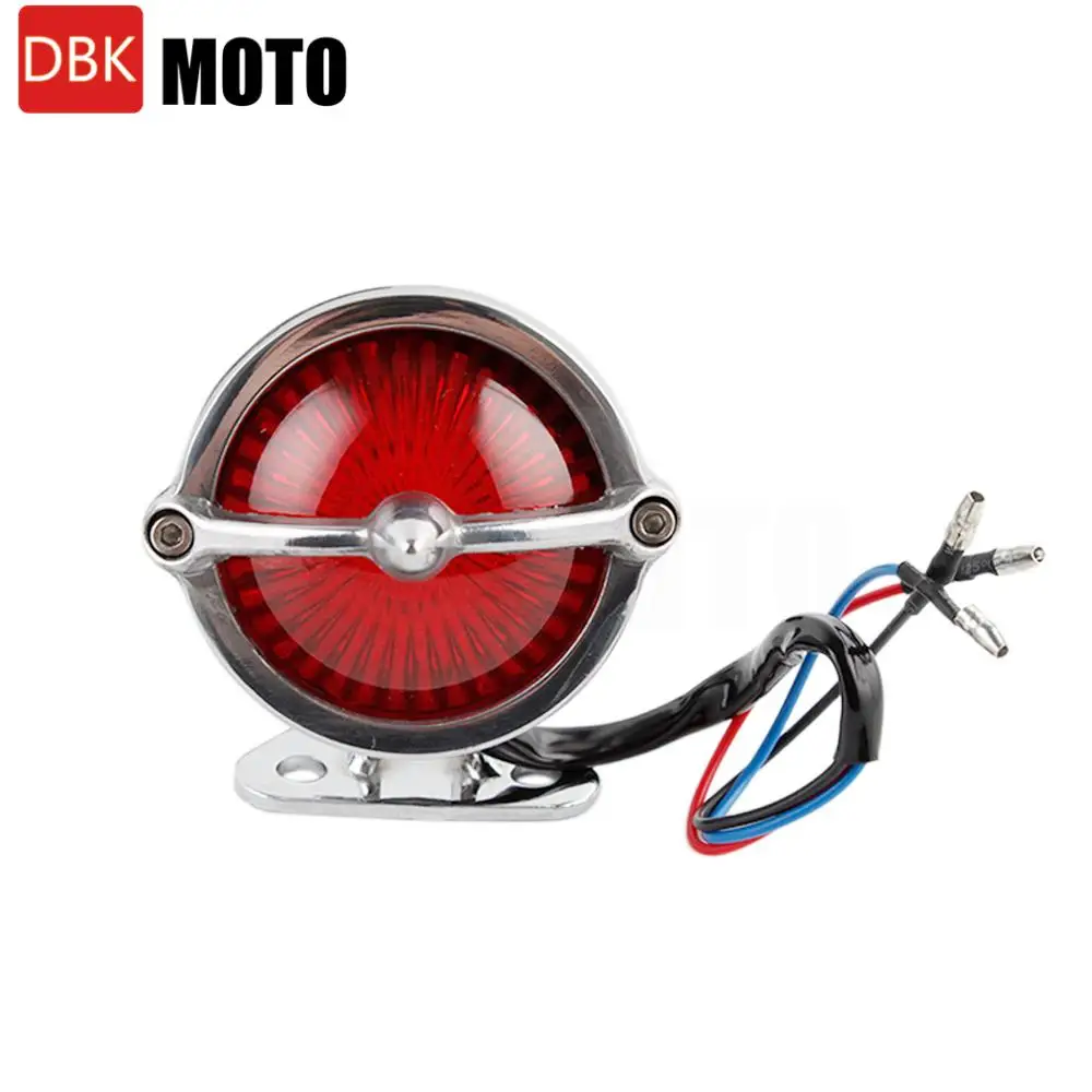 Motorcycle Universal Retro Red Brake LED Tail Light Rear Red Polished Tail Light Lamp License Plate For Harley For Honda
Motorcycle Universal Retro Red Brake LED Tail Light Rear Red Polished Tail Light Lamp License Plate For Harley For Honda