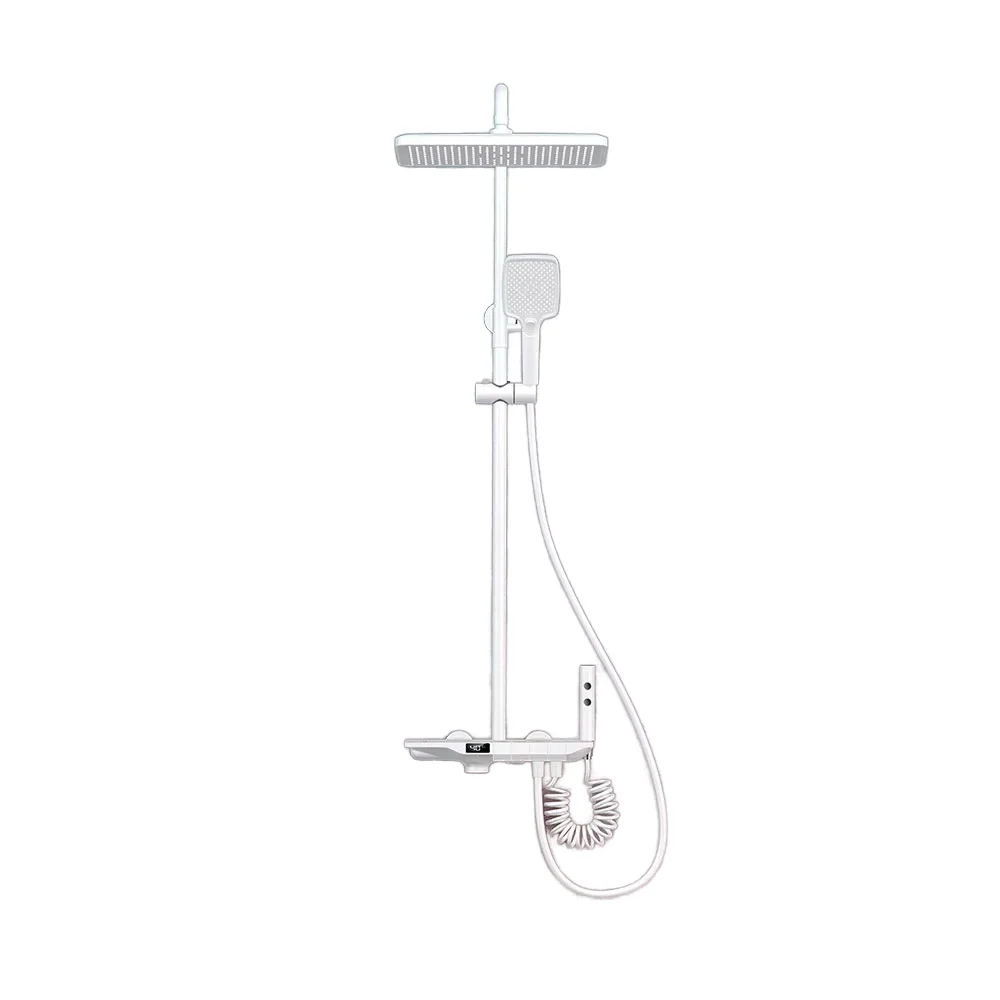 Chrome Hot And Cold Bathroom Rainfall Shower Set Wall Mounted Stainless Steel Modern Contemporary Shower Room,bathroom Square CE
Chrome Hot And Cold Bathroom Rainfall Shower Set Wall Mounted Stainless Steel Modern Contemporary Shower Room,bathroom Square CE