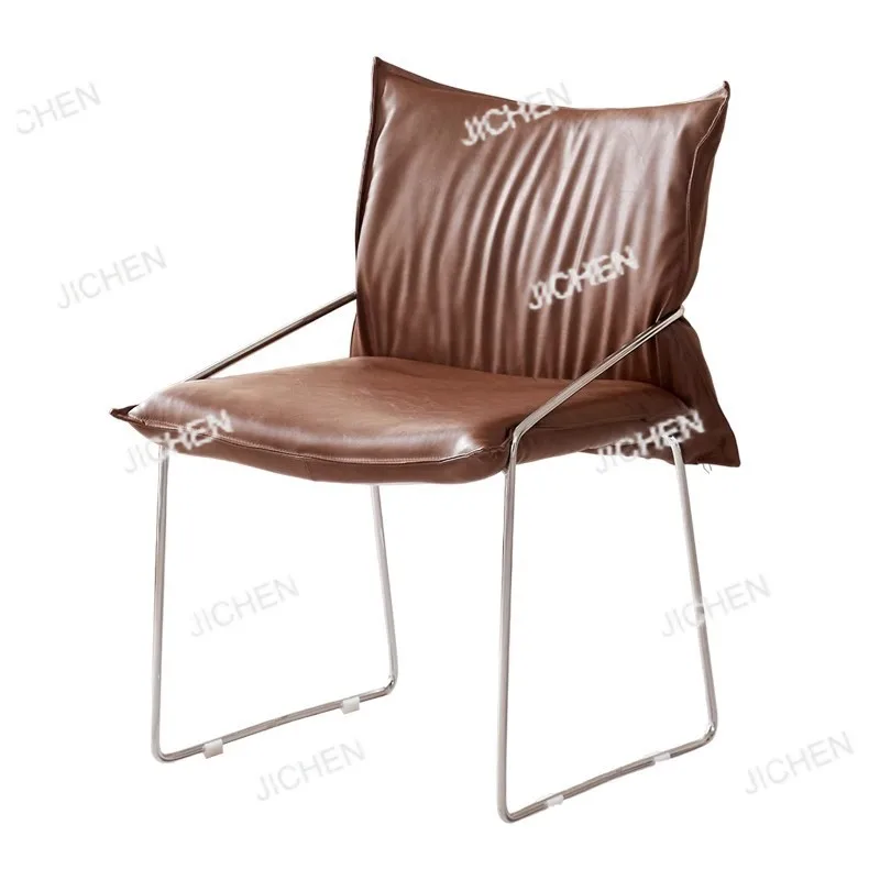 Кованое кресло в ретро-стиле для дома, с откидной спинкой, для небольшой квартиры, дизайнерское, для балкона, простое и повседневное.
Кованое кресло в ретро-стиле для дома, с откидной спинкой, для небольшой квартиры, дизайнерское, для балкона, простое и повседневное.