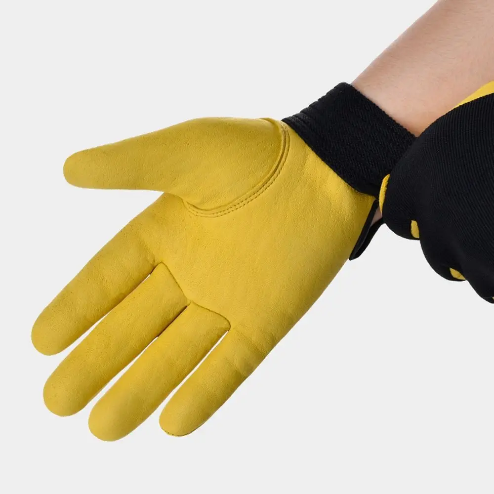 Practical Thickened Labor Insurance Gloves Wear-Resistant Comfortable Leather Work Gloves Flex Grip Industrial Gloves Riding
Practical Thickened Labor Insurance Gloves Wear-Resistant Comfortable Leather Work Gloves Flex Grip Industrial Gloves Riding