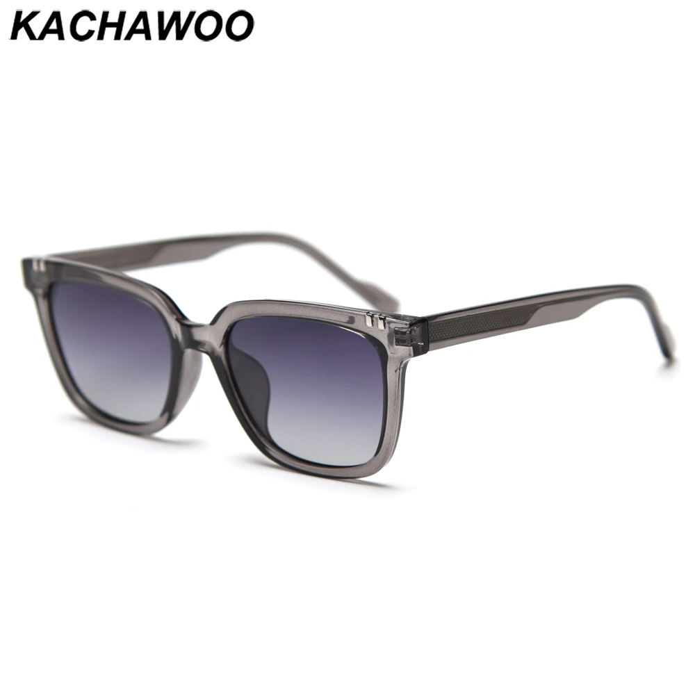 Kachawoo square sunglasses polarized women TR90 frame acetate retro sun glasses for men driving eyewear grey black Korean style
Kachawoo square sunglasses polarized women TR90 frame acetate retro sun glasses for men driving eyewear grey black Korean style