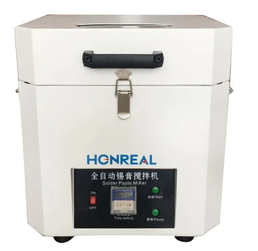 High Quality HONREAL Digital Control Homogenizer Solder Paste Mixer Machine with Motor 0-1000g*2tanks 1350 RPM
High Quality HONREAL Digital Control Homogenizer Solder Paste Mixer Machine with Motor 0-1000g*2tanks 1350 RPM