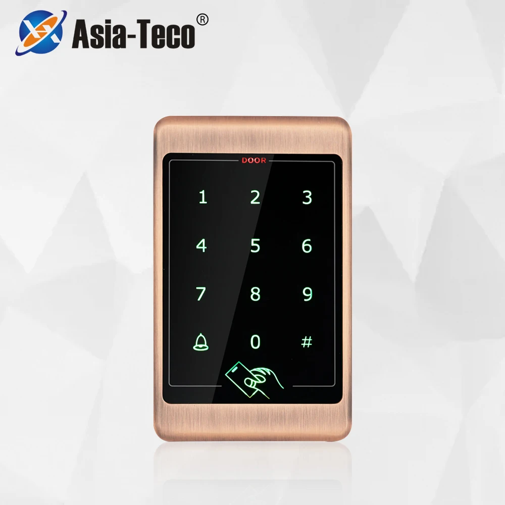 Waterproof Backlit touch RFID Metal Access Control Keypad 8000 Users 125KHz Card Reader Keypad Access Control System
Waterproof Backlit touch RFID Metal Access Control Keypad 8000 Users 125KHz Card Reader Keypad Access Control System