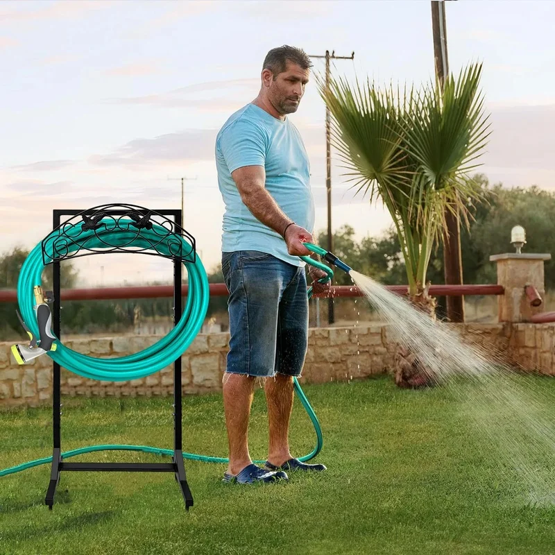Freestanding Heavy Duty Hose Holder Storage Rack for Outdoor Lawn and Backyard Water Pipe Organization
Freestanding Heavy Duty Hose Holder Storage Rack for Outdoor Lawn and Backyard Water Pipe Organization