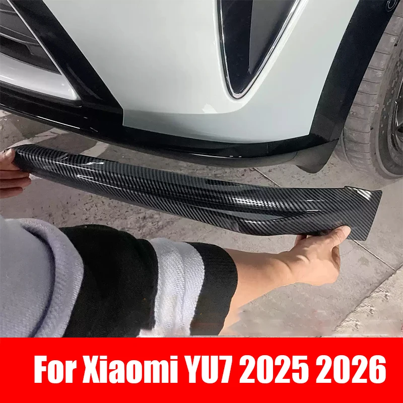 For Xiaomi YU7 2025 2026 Bright black front bumper collision protection frame made of ABS material
For Xiaomi YU7 2025 2026 Bright black front bumper collision protection frame made of ABS material