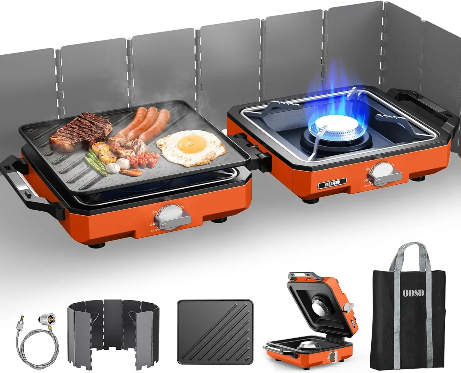 Outdoor Infrared BBQ Grill, 55000 BTU, 4 Main Burners + 1 Side Burner, Porcelain-Coated Grates, Heavy-Duty Steel Build, Rapid Heat-Up, Precision Temperature Management, Spacious Cooking Surface, Simple Disassembly and Cleanup
Outdoor Infrared BBQ Grill, 55000 BTU, 4 Main Burners + 1 Side Burner, Porcelain-Coated Grates, Heavy-Duty Steel Build, Rapid Heat-Up, Precision Temperature Management, Spacious Cooking Surface, Simple Disassembly and Cleanup