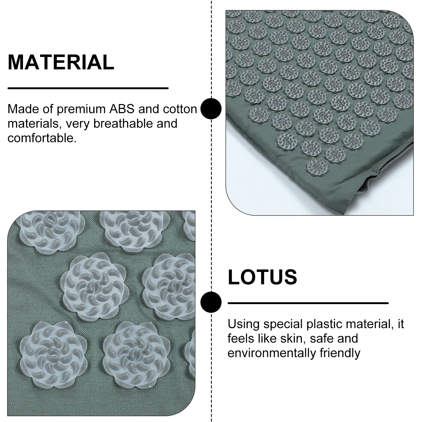 2pcs Acupressure Massage Mat Shiatsu Pain Relief Cushion Pillow Foldable Washable Yoga Mat Storage Lightweight Breathing
2pcs Acupressure Massage Mat Shiatsu Pain Relief Cushion Pillow Foldable Washable Yoga Mat Storage Lightweight Breathing