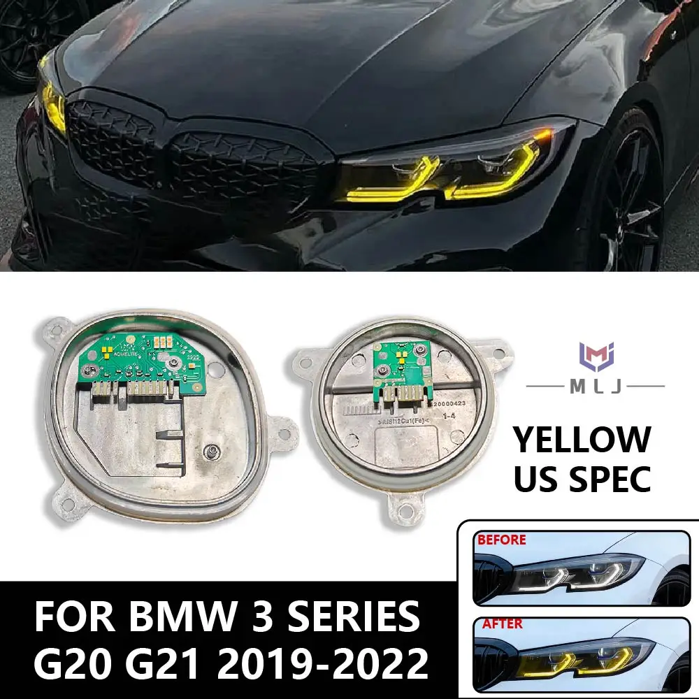 63118737143 63118737144 For BMW 3 Series G20 G21 2019-2022 US High-Spec Laser Daytime Running Light Yellow DRL Module Angel Eye
63118737143 63118737144 For BMW 3 Series G20 G21 2019-2022 US High-Spec Laser Daytime Running Light Yellow DRL Module Angel Eye