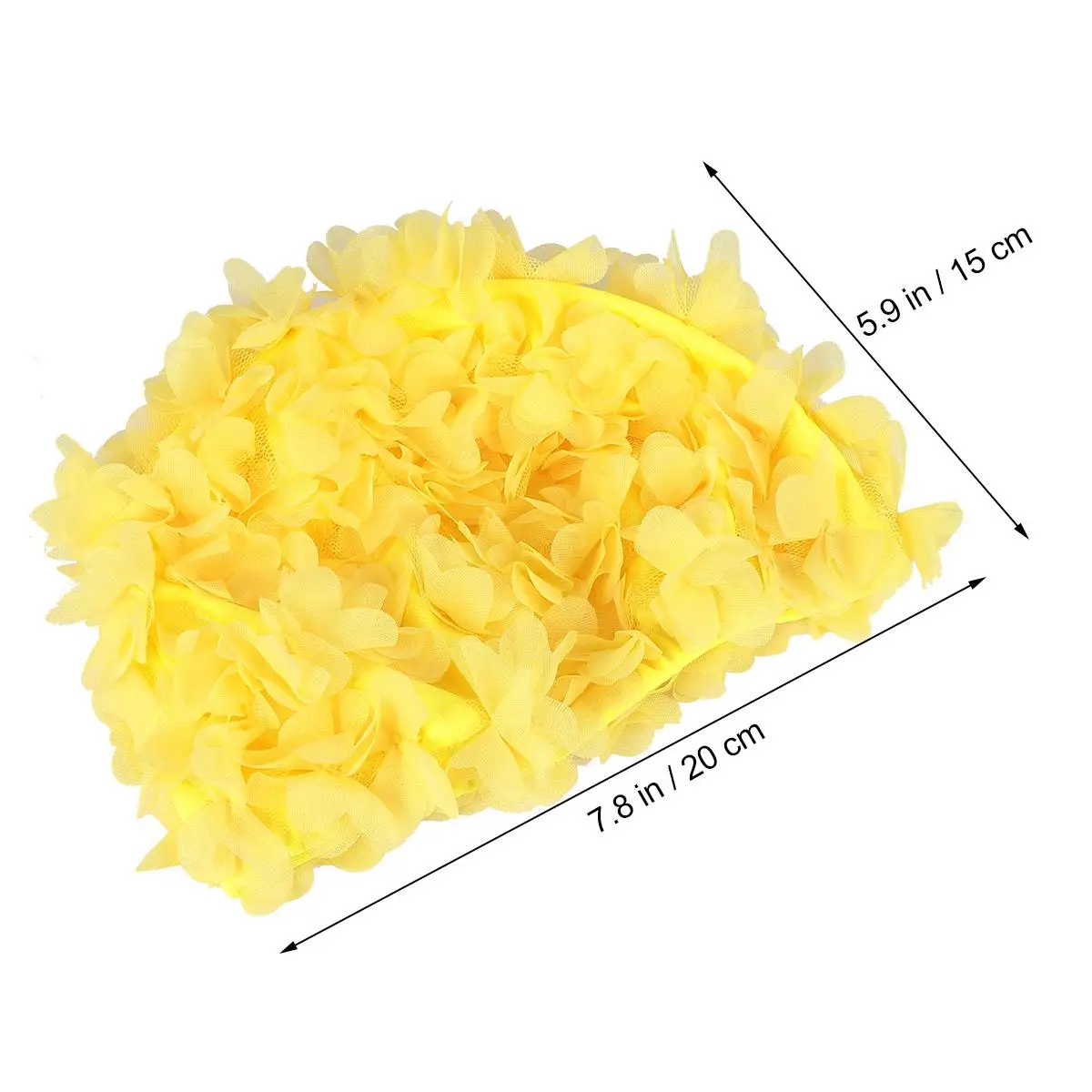 Flower Swimming Cap Waterproof Lined Yellow Women Girls Swim Hat Eco Lightweight Hair Ear Protector Summer Beach Pool Accessory
Flower Swimming Cap Waterproof Lined Yellow Women Girls Swim Hat Eco Lightweight Hair Ear Protector Summer Beach Pool Accessory