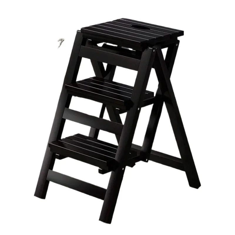 Solid Wood Step Ladders Folding Home High Stool Kitchen Ladder Multi-functional Stool Thickened Indoor Dual-purpose Ladder H
Solid Wood Step Ladders Folding Home High Stool Kitchen Ladder Multi-functional Stool Thickened Indoor Dual-purpose Ladder H