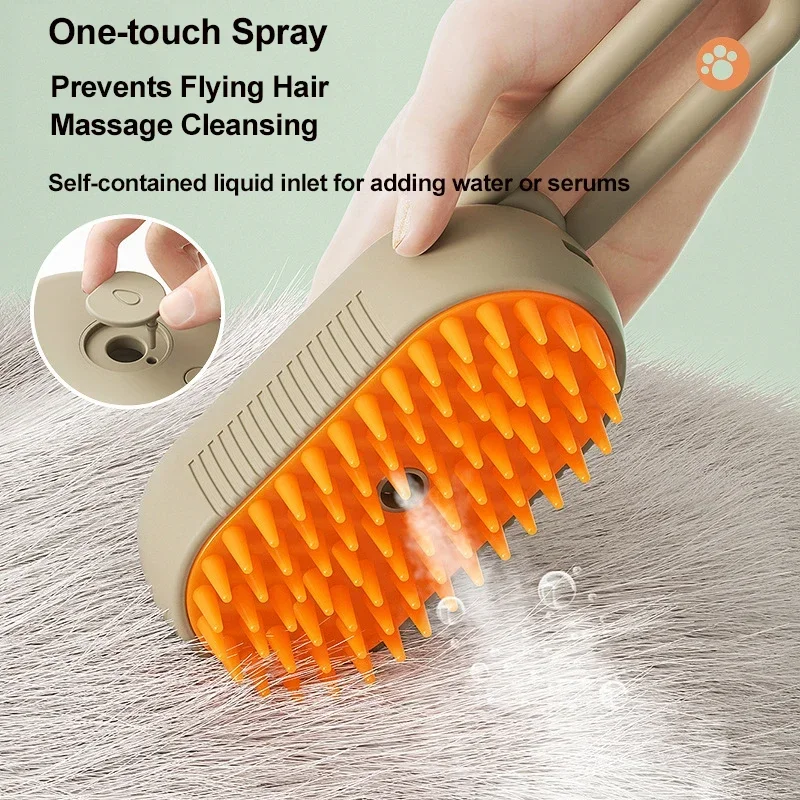 3 in 1 Steam Brush Spray Comb Electric Self Cleaning Massage Hair Removal Comb for Cats Dogs Pet Grooming Shedding Tangled Hair
3 in 1 Steam Brush Spray Comb Electric Self Cleaning Massage Hair Removal Comb for Cats Dogs Pet Grooming Shedding Tangled Hair