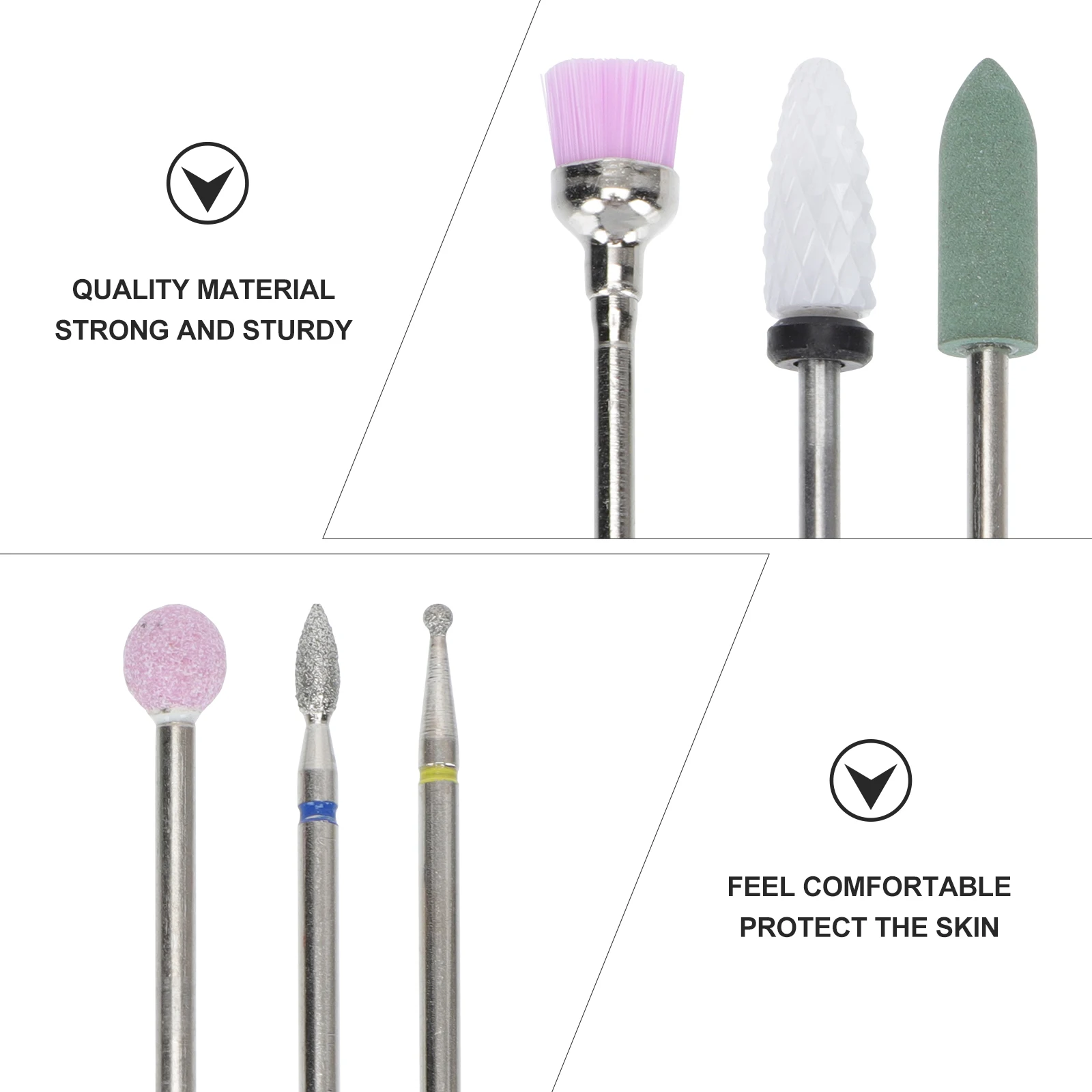 Tungsten Steel Grinding Nail Drill Bits Accessories Polishing Manicure Tools Premium Non Rust Removal 
Tungsten Steel Grinding Nail Drill Bits Accessories Polishing Manicure Tools Premium Non Rust Removal