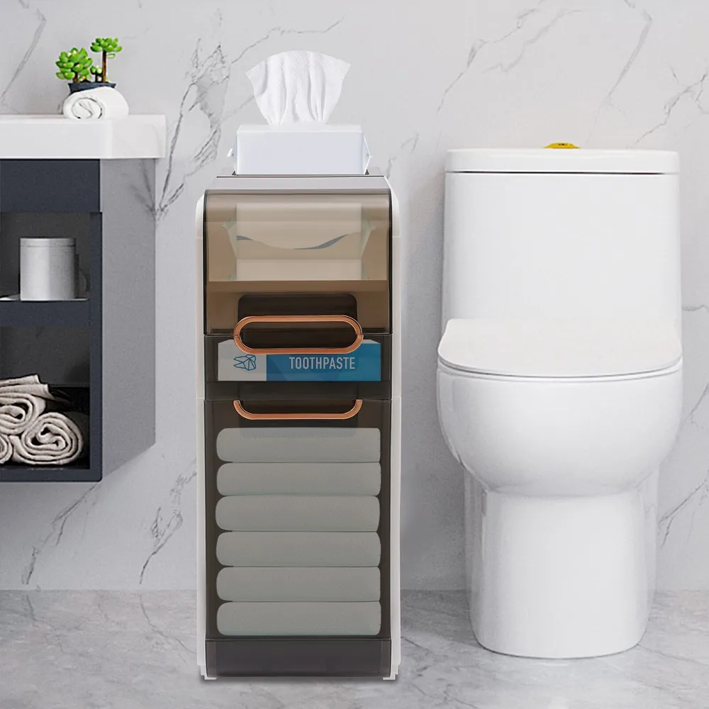 Bathroom Storage Corner Floor Cabinet Towel Storage Shelf for Paper Holder,White
Bathroom Storage Corner Floor Cabinet Towel Storage Shelf for Paper Holder,White