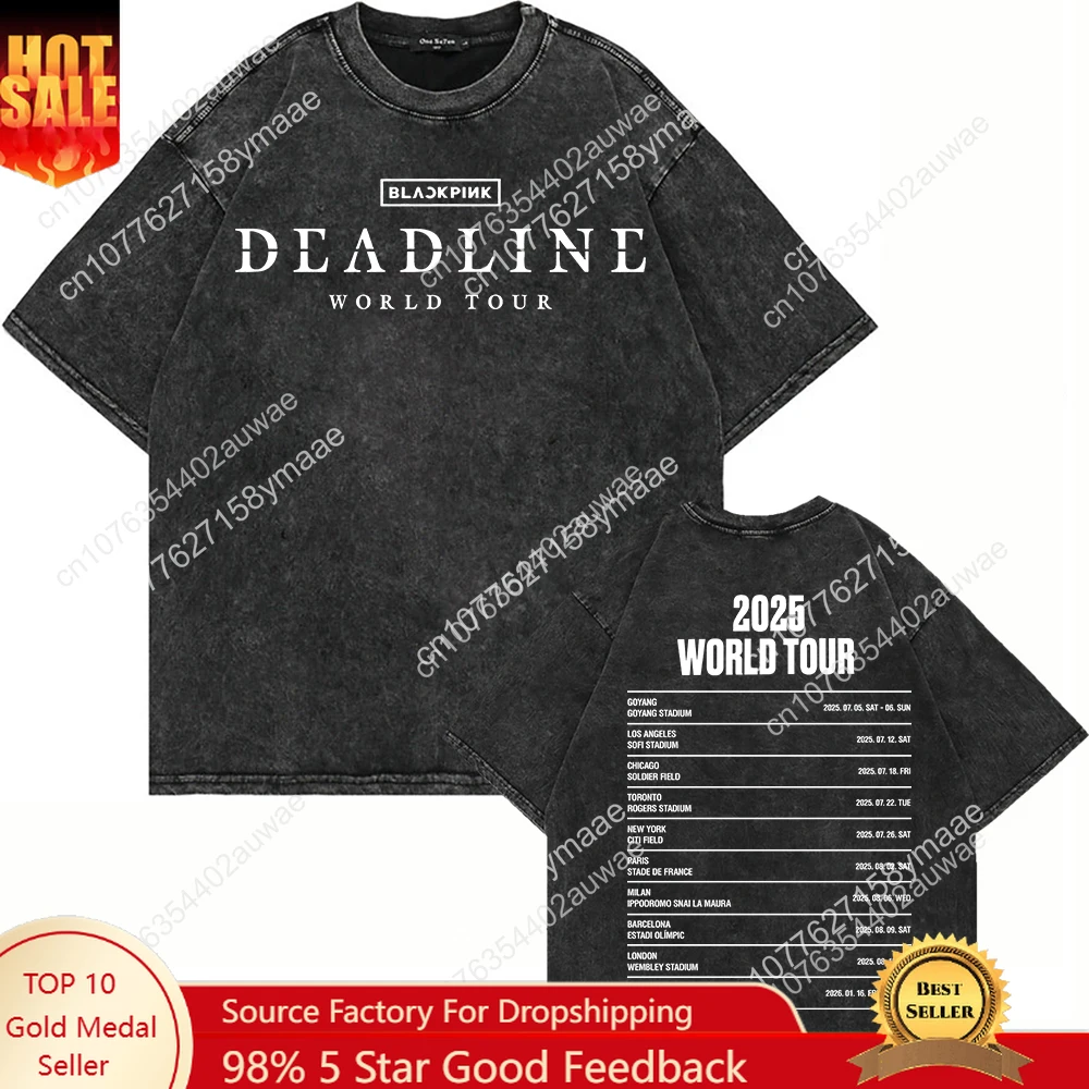 100% Cotton Vintage Washed PINK DEADLINE WORLD TOUR 2025 T Shirt New Fashion Men/Women Aesthetic Oversize Acid Wash Tees Shirts
100% Cotton Vintage Washed PINK DEADLINE WORLD TOUR 2025 T Shirt New Fashion Men/Women Aesthetic Oversize Acid Wash Tees Shirts