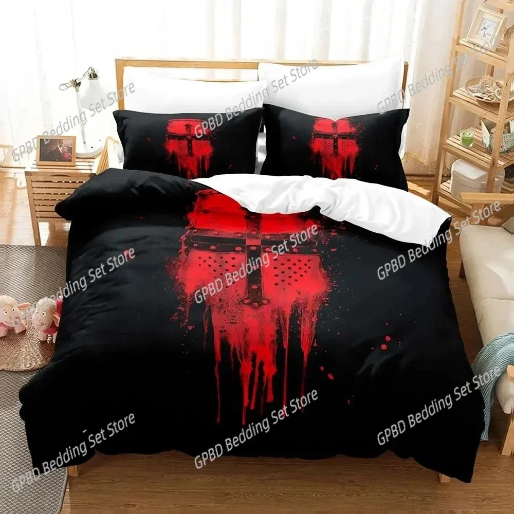 Luxury New 3D Print Christian Knights Templar Bedding Set Duvet Cover Bed Set Quilt Cover Pillowcase king Queen Size Boys Adult
Luxury New 3D Print Christian Knights Templar Bedding Set Duvet Cover Bed Set Quilt Cover Pillowcase king Queen Size Boys Adult