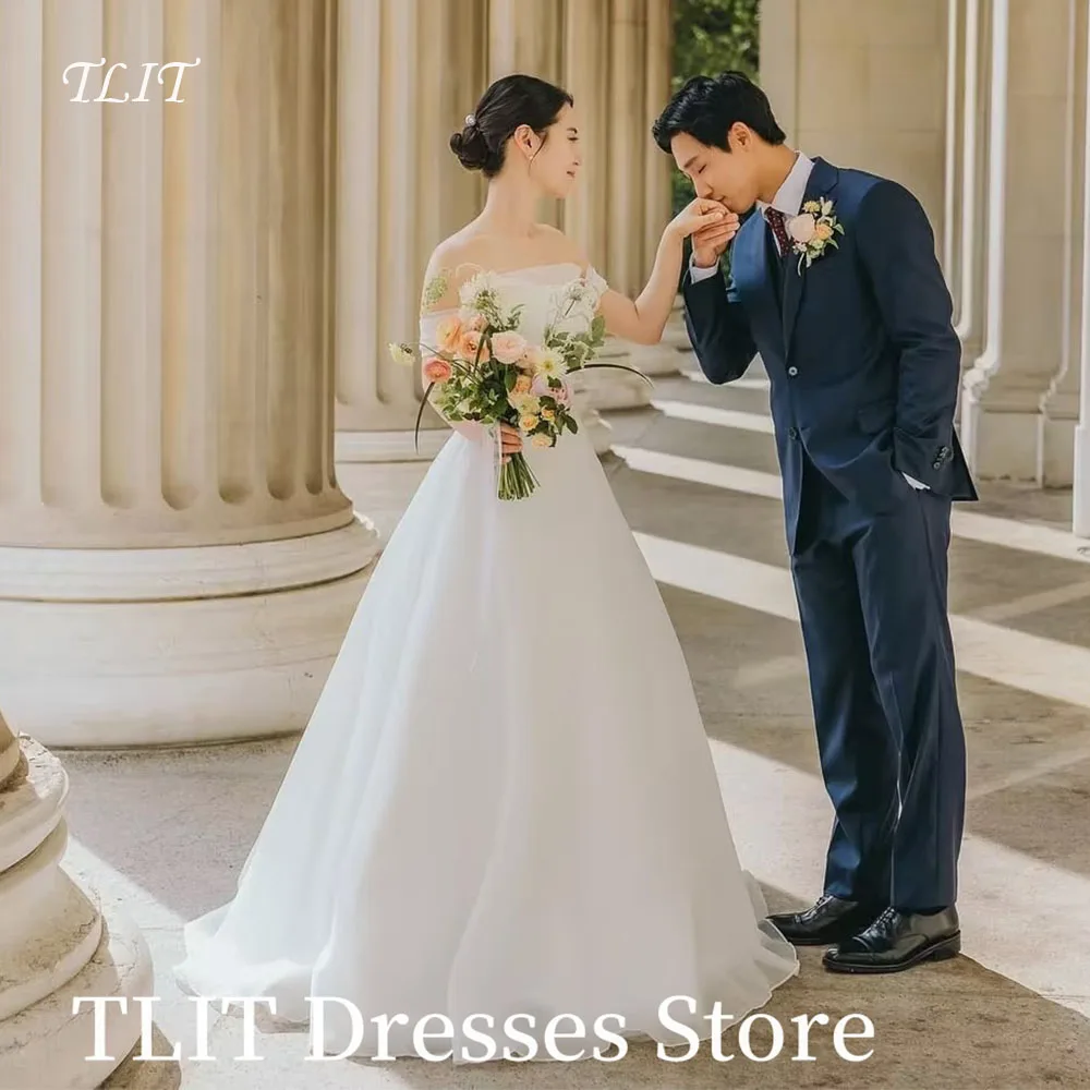 TLIT Chiffon A-Line Wedding Dresses Korea Wedding Photo shoot Off the Shoulder Bridal Gowns Corset Back Customized
TLIT Chiffon A-Line Wedding Dresses Korea Wedding Photo shoot Off the Shoulder Bridal Gowns Corset Back Customized