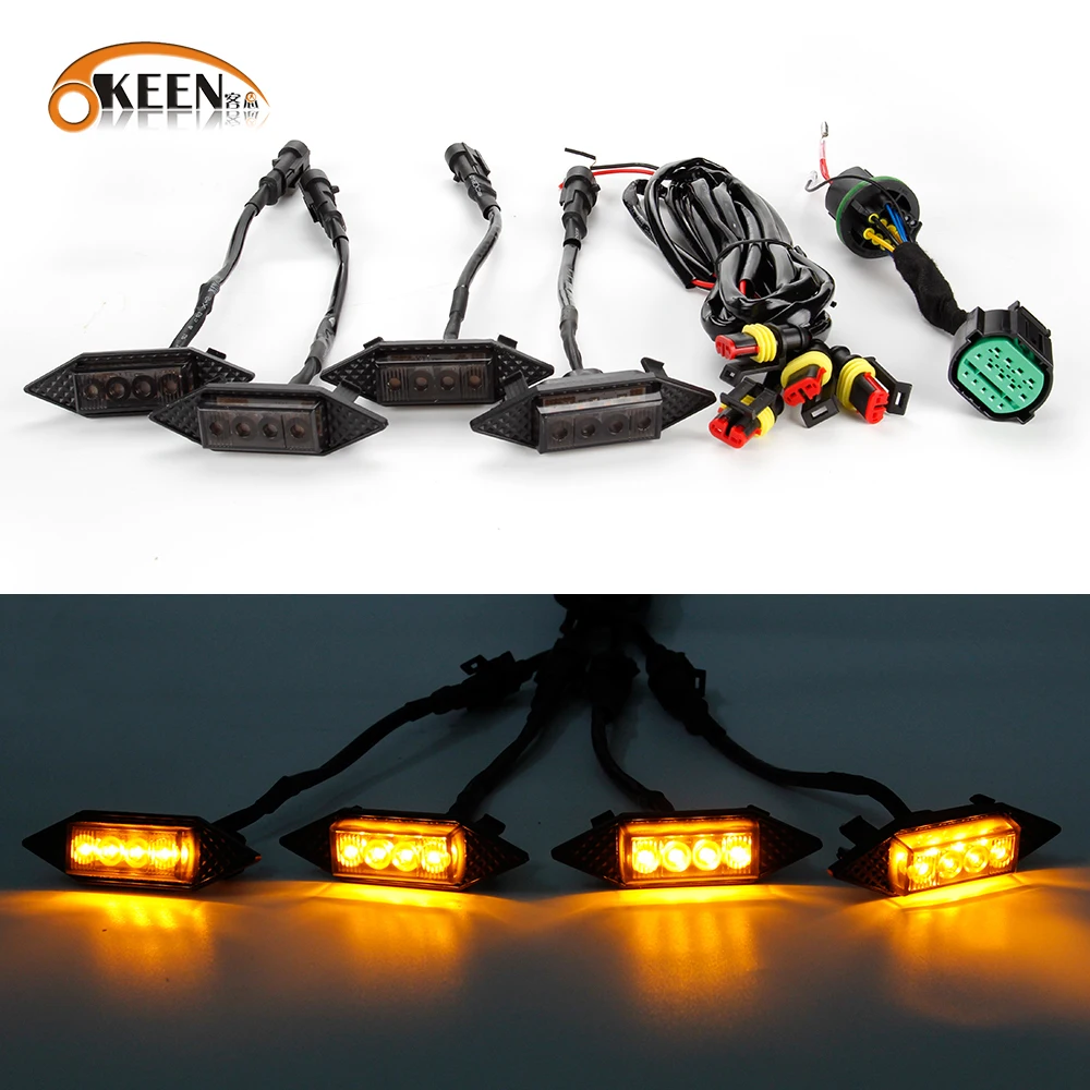 OKEEN 4pcs Tank 300 GWM Border Edition Car Front Grille Lights Eagle Eye Lamp Drl for Car Raptor Style Driving Auto Accessories
OKEEN 4pcs Tank 300 GWM Border Edition Car Front Grille Lights Eagle Eye Lamp Drl for Car Raptor Style Driving Auto Accessories