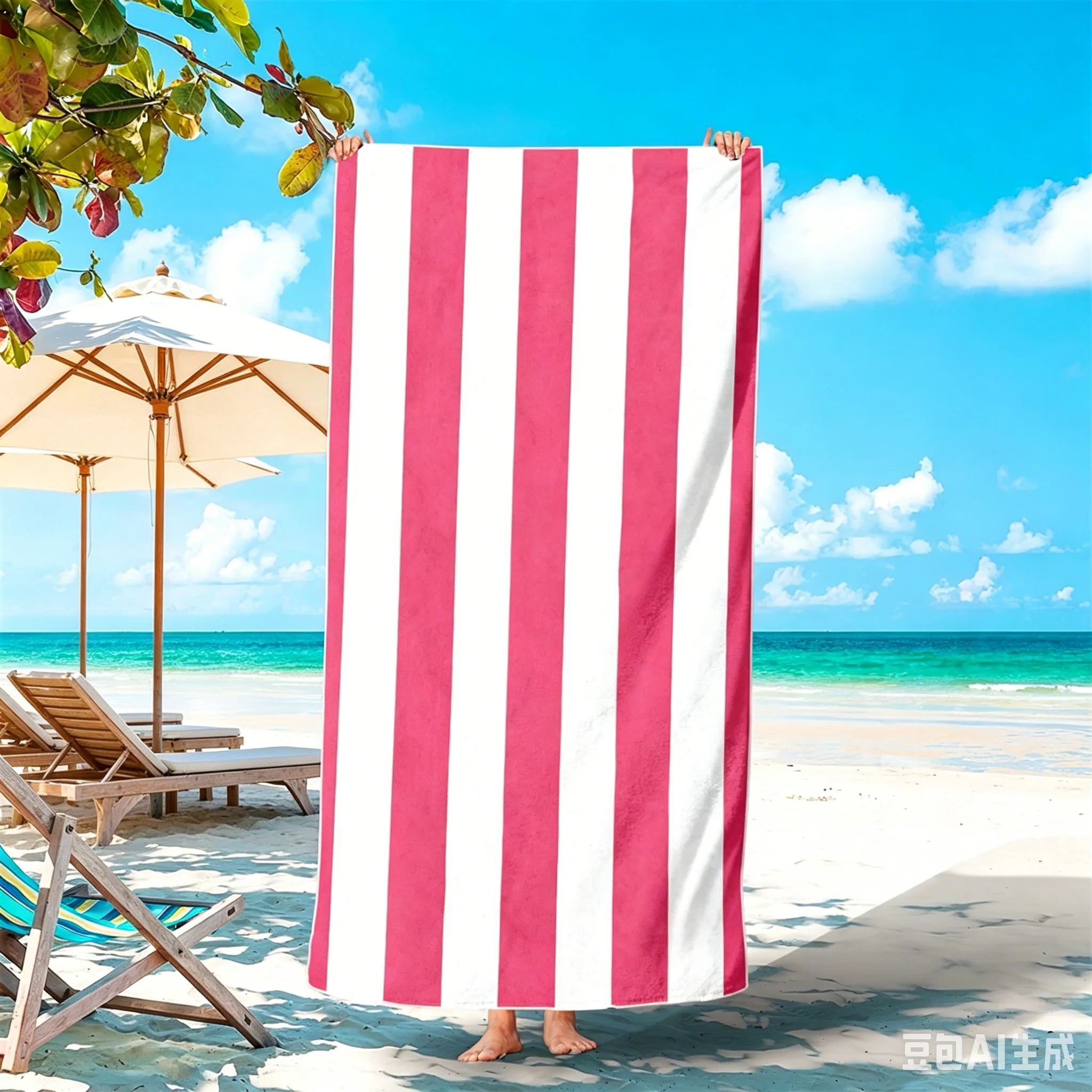 1/2Pcs (31in/35in)&(63in/71in) Beach Towel Quick Dry Cabana Striped Beach Towel, Lightweight Pink White Stripe Towel, Oversized
1/2Pcs (31in/35in)&(63in/71in) Beach Towel Quick Dry Cabana Striped Beach Towel, Lightweight Pink White Stripe Towel, Oversized