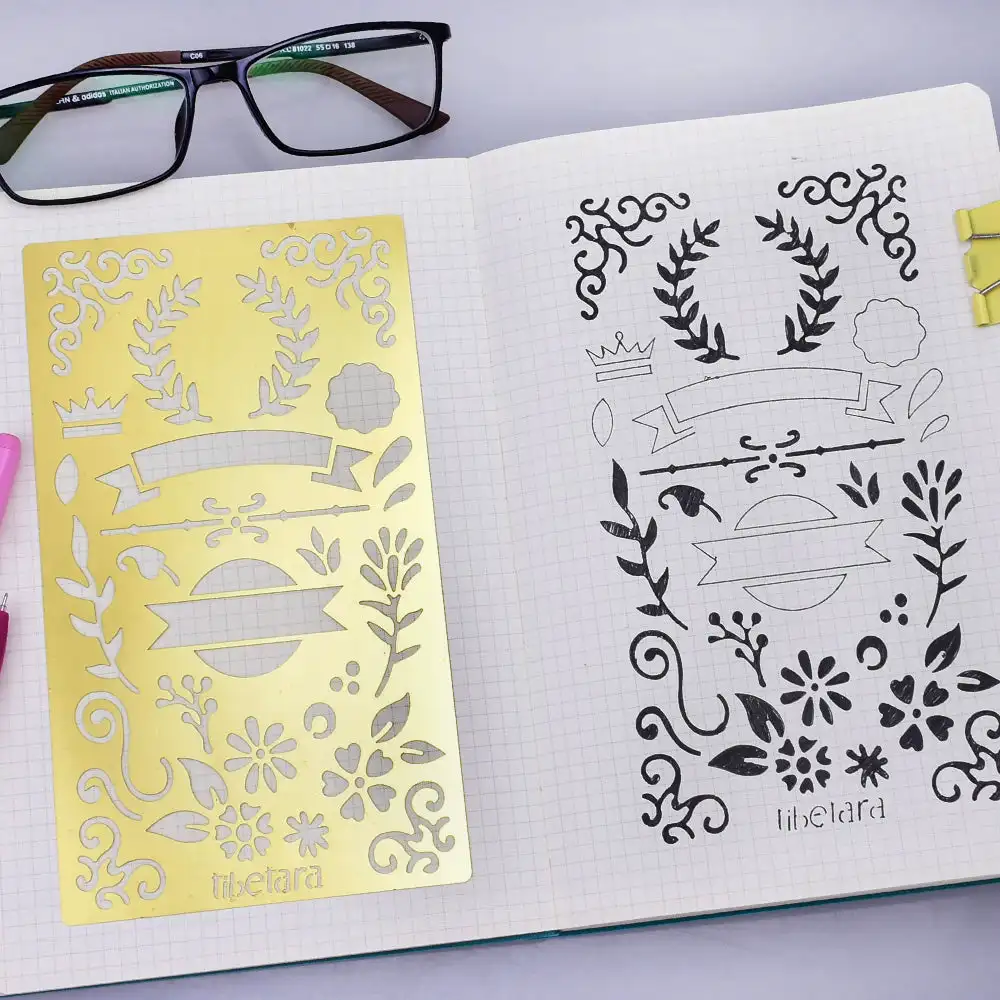 1pc 4x7'' Tibetara Brass Stencil Drawing Stencil Flowers Stencil Pocket Stenci Fit Passport for Personal Design-10195250
1pc 4x7'' Tibetara Brass Stencil Drawing Stencil Flowers Stencil Pocket Stenci Fit Passport for Personal Design-10195250