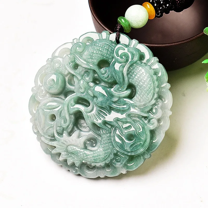 Ice Floating Light Green Dragon Pendant,Classic Fashion Men's and Women's Accessories
Ice Floating Light Green Dragon Pendant,Classic Fashion Men's and Women's Accessories