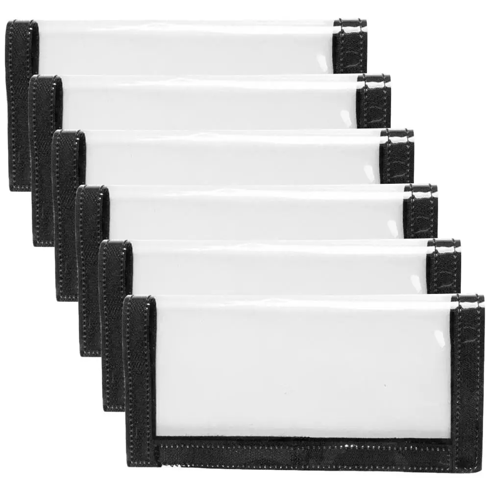 6pcs Fishing Fishing Lure Cover Storage Bag Transparent PVC Lure Wraps 20x10cm Black Protective Cover Hook Accessories
6pcs Fishing Fishing Lure Cover Storage Bag Transparent PVC Lure Wraps 20x10cm Black Protective Cover Hook Accessories