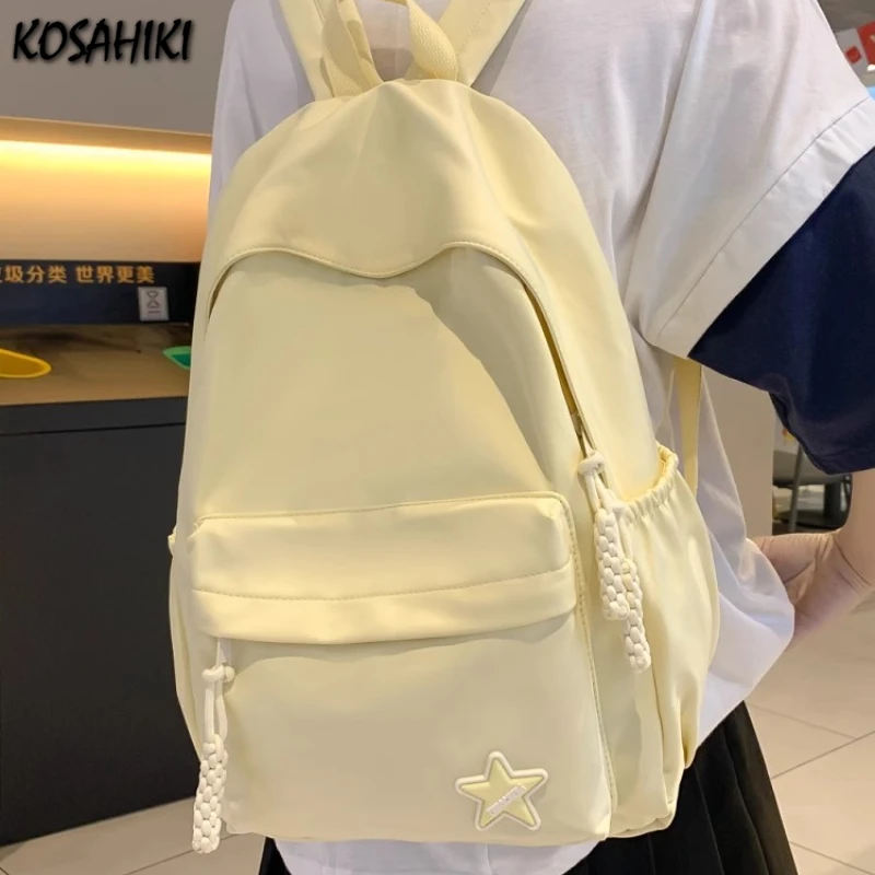 Women Y2k Aesthetic Simple Star Backpack All Match Students Fashion Casual Schoolbags Japanese High-capacity Backpacks Trendy
Women Y2k Aesthetic Simple Star Backpack All Match Students Fashion Casual Schoolbags Japanese High-capacity Backpacks Trendy