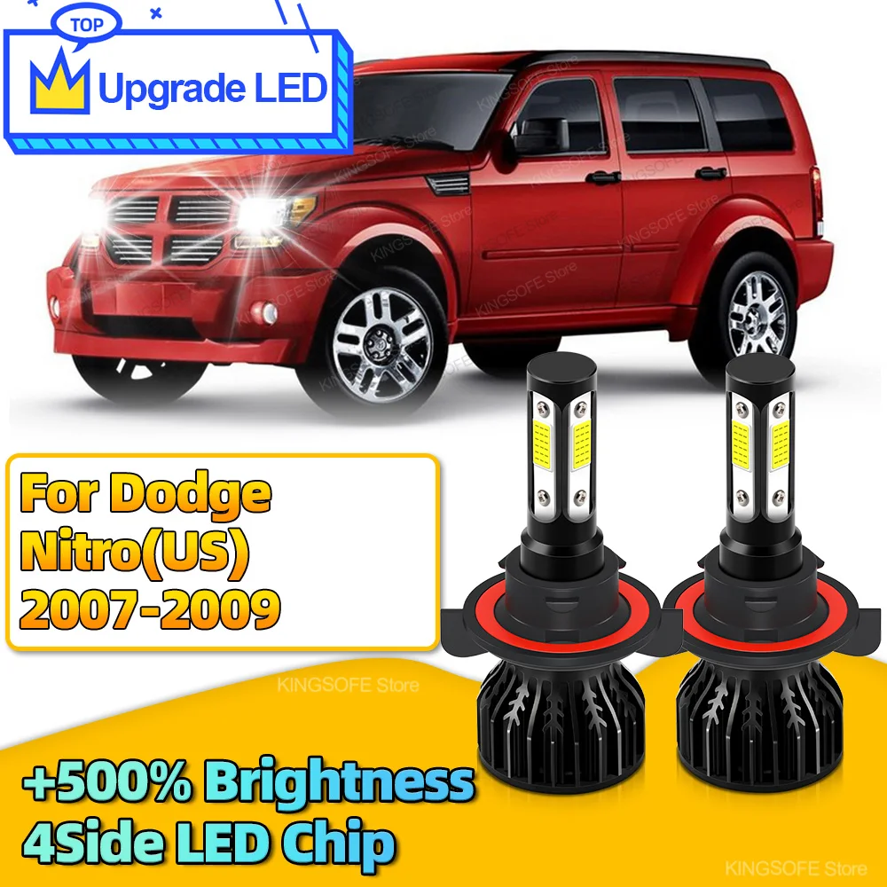 2pcs Led Car Bulb Headlight Canbus H13 9008 180W Light Lamp For Dodge Nitro(US) 2007 2008 2009 with 4Side Chip High Bright
2pcs Led Car Bulb Headlight Canbus H13 9008 180W Light Lamp For Dodge Nitro(US) 2007 2008 2009 with 4Side Chip High Bright