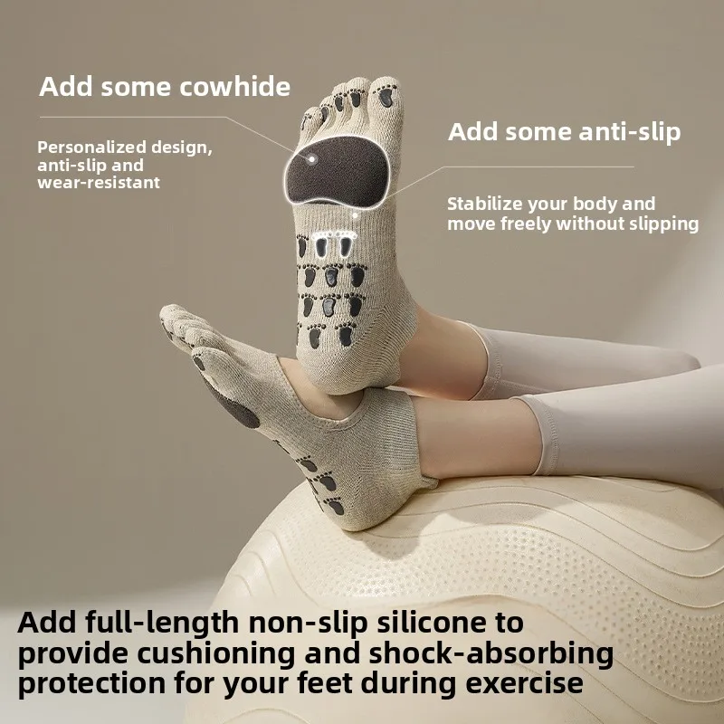 Short New Pilates Socks Five-finger Non-slip Socks Yoga Pilates Special Socks Leaky Feet Partial Toes Fast Delivery
Short New Pilates Socks Five-finger Non-slip Socks Yoga Pilates Special Socks Leaky Feet Partial Toes Fast Delivery