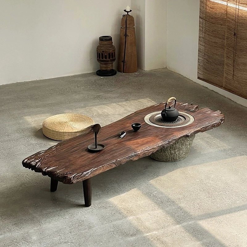 Coffee table weathered solid wood tea tray B & B courtyard fireplace household balcony
Coffee table weathered solid wood tea tray B & B courtyard fireplace household balcony