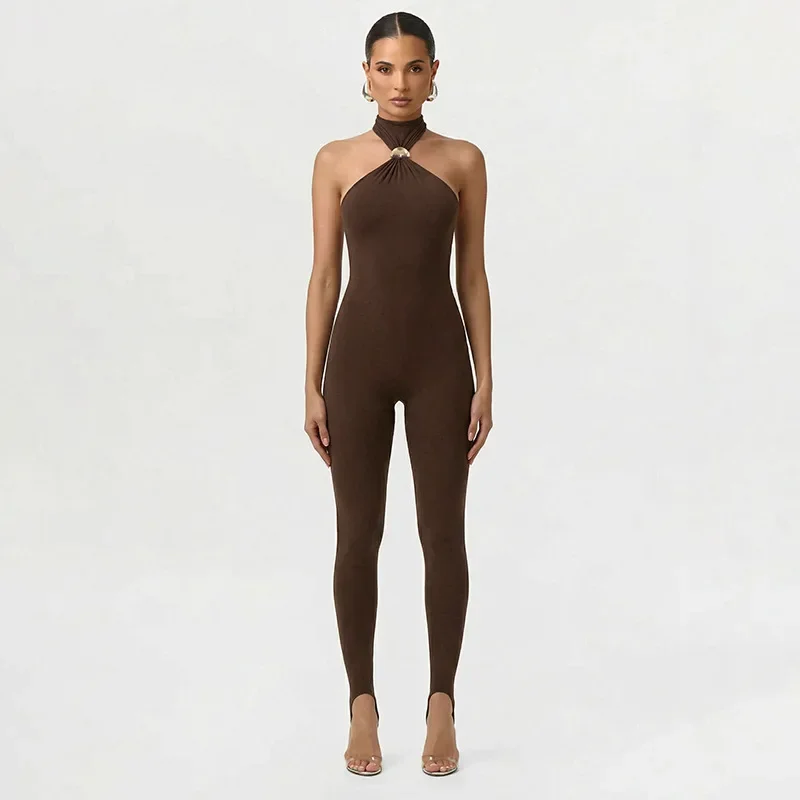Halter Off Shoulder Sexy Jumpsuit Women Party Club Summer Bodycon Backless Rompers Sleeveless One Piece Overall Beach Vacation
Halter Off Shoulder Sexy Jumpsuit Women Party Club Summer Bodycon Backless Rompers Sleeveless One Piece Overall Beach Vacation