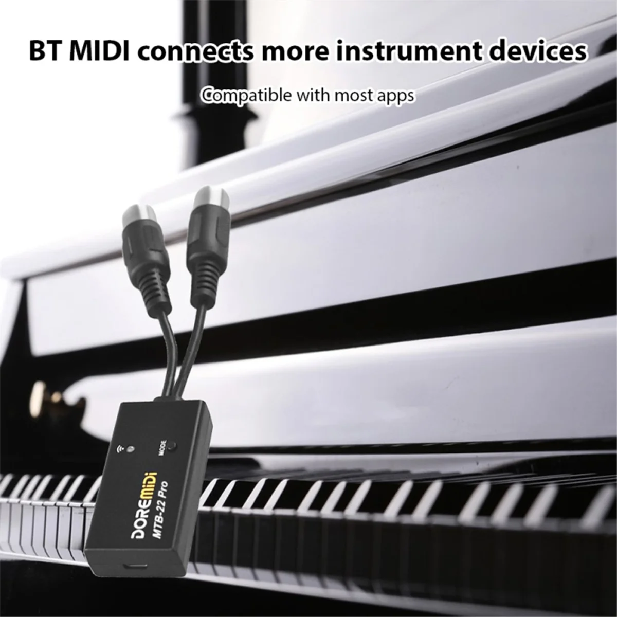 Беспроводной MIDI-адаптер ABAN BT 5.0 для электронных клавиатур цифровых пианино — 5-контактный, с защитой от помех, высокая совместимость
Беспроводной MIDI-адаптер ABAN BT 5.0 для электронных клавиатур цифровых пианино — 5-контактный, с защитой от помех, высокая совместимость