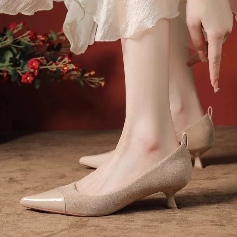 2025 new pointy temperament high-heeled stiletto matching color career work shoes high heels women shoes
2025 new pointy temperament high-heeled stiletto matching color career work shoes high heels women shoes