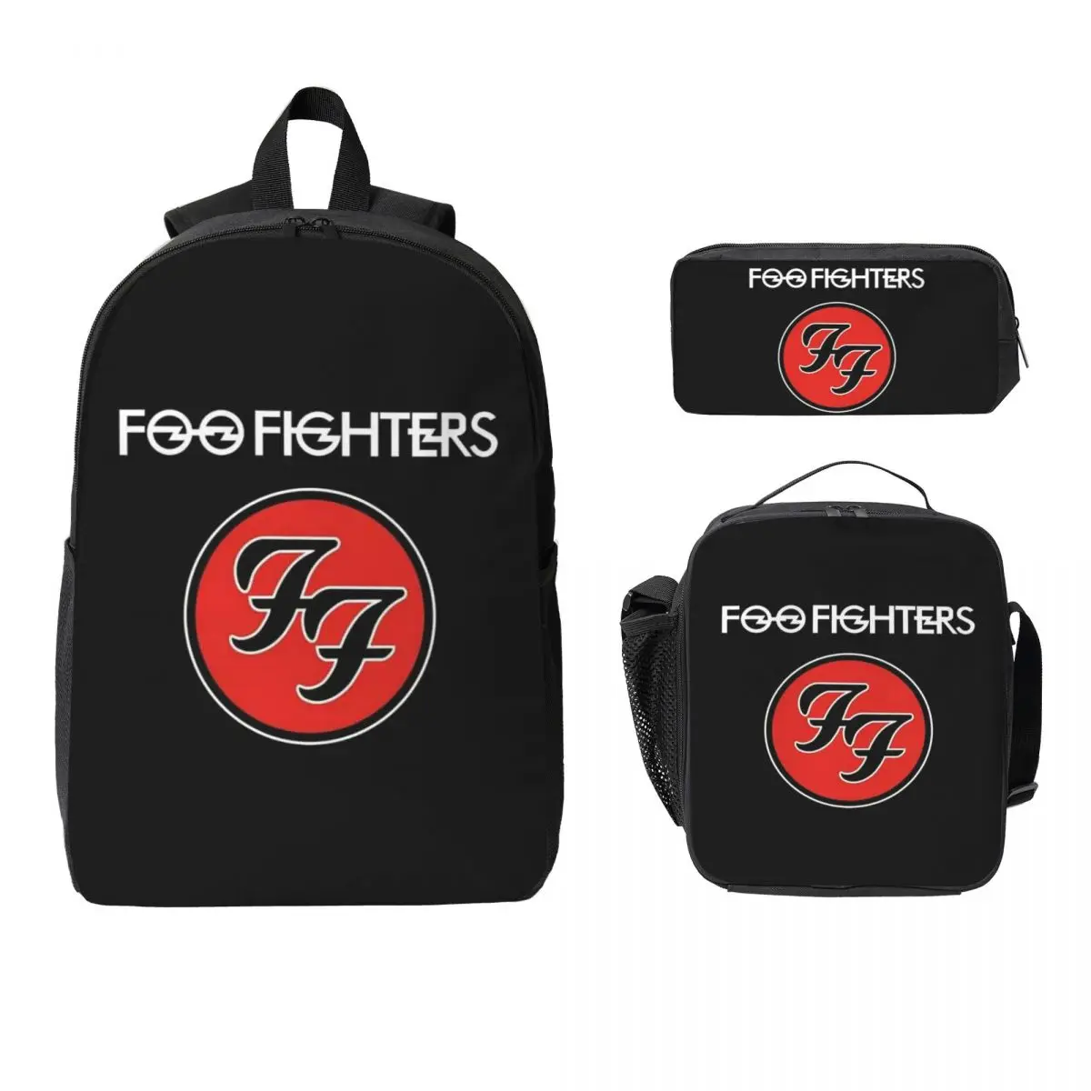 Foo Fighters 4 Backpack Boys Girls BookBag School Bag Laptop Shoulder Bags 3ps Insulated Lunch Bag Pencil Case
Foo Fighters 4 Backpack Boys Girls BookBag School Bag Laptop Shoulder Bags 3ps Insulated Lunch Bag Pencil Case