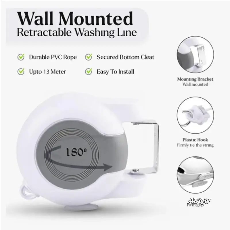 Outdoor Camping Clothesline Retractable Clothesline Drying Rope Sturdy Construction Clothes Drying Rope For Bathroom
Outdoor Camping Clothesline Retractable Clothesline Drying Rope Sturdy Construction Clothes Drying Rope For Bathroom