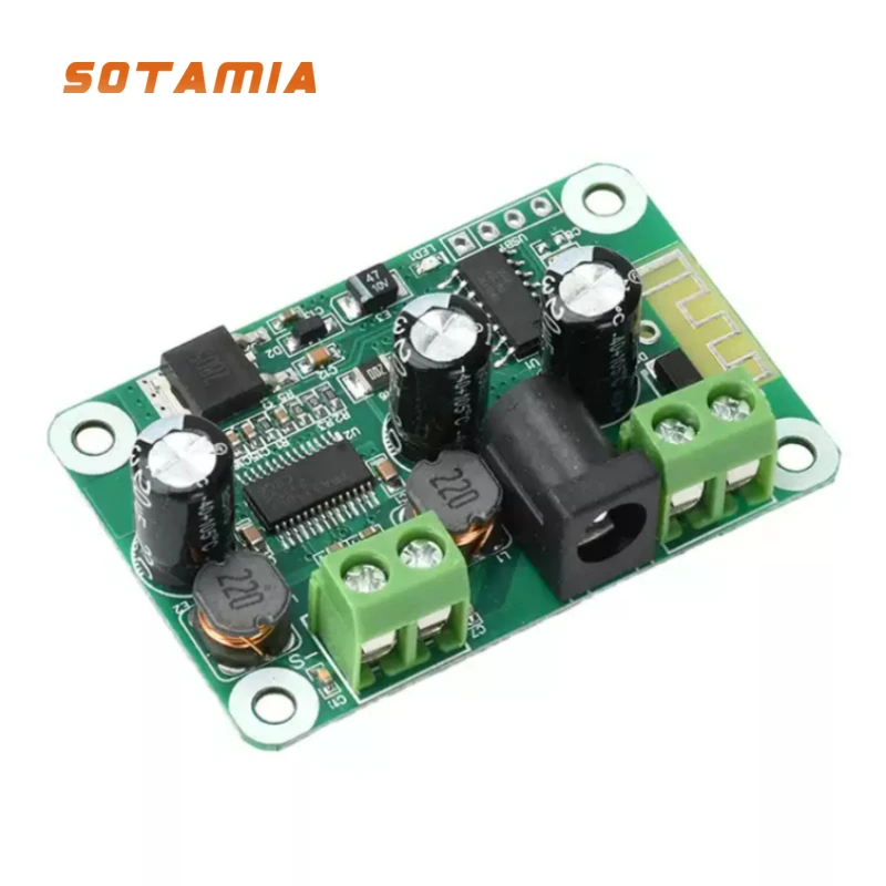 Плата усилителя мощности SOTAMIA TPA3110 Bluetooth 5,4 поддерживает модуль динамика Bluetooth TWS, двойной стерео моноусилитель 30 Вт
Плата усилителя мощности SOTAMIA TPA3110 Bluetooth 5,4 поддерживает модуль динамика Bluetooth TWS, двойной стерео моноусилитель 30 Вт