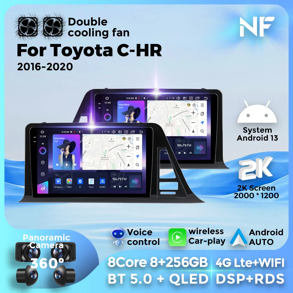 For Toyota a C-HR 2016-2020 Multimedia Video Player GPS Navigation 2Din Stereo Autoplay Wireless Android 13 car roid WIFI 256GB
For Toyota a C-HR 2016-2020 Multimedia Video Player GPS Navigation 2Din Stereo Autoplay Wireless Android 13 car roid WIFI 256GB