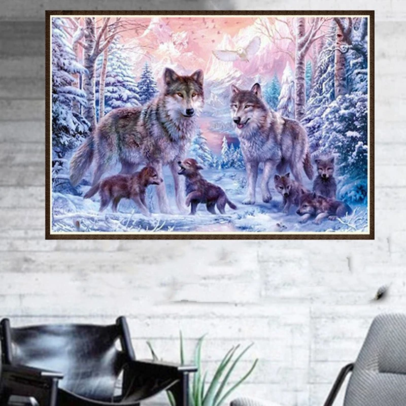 Wolf Pack 5D алмазная живопись DIY полная алмазная художественная вышивка большой отель ресторан офис домашний декор наборы для вышивки крестом с бриллиантами
Wolf Pack 5D алмазная живопись DIY полная алмазная художественная вышивка большой отель ресторан офис домашний декор наборы для вышивки крестом с бриллиантами