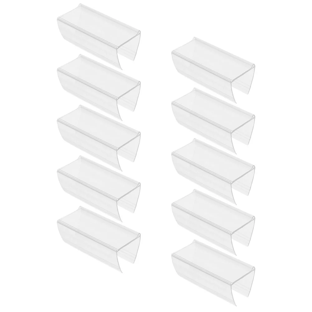 10 Pcs Supermarket Shelf Accessories Price Tag Strip Clip 10pcs Stable Sign Holder
10 Pcs Supermarket Shelf Accessories Price Tag Strip Clip 10pcs Stable Sign Holder