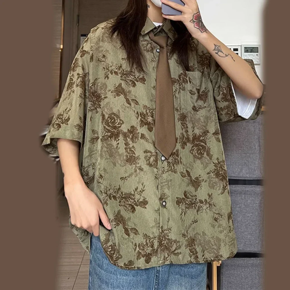 Breathable Ice Silk Casual Shirt Comfortable Shirt Mens Half Sleeve Floral Shirt All Seasons Wear Casual Style
Breathable Ice Silk Casual Shirt Comfortable Shirt Mens Half Sleeve Floral Shirt All Seasons Wear Casual Style