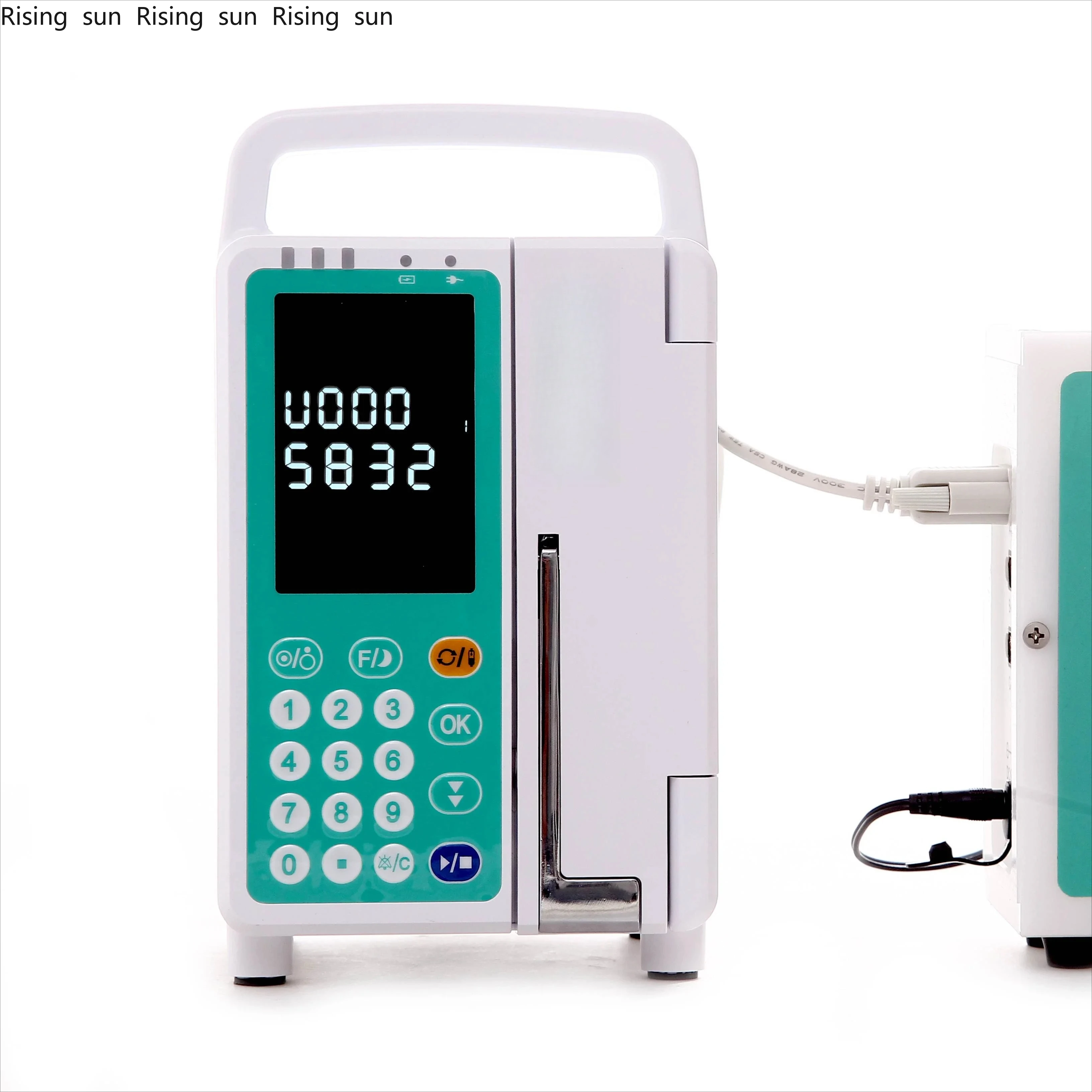 MT Medical MTIPA112 Auto-Lock Screen Night Mode Mini Pump Vet Medical Product for Dog Fingertip Peristaltic Pump Design