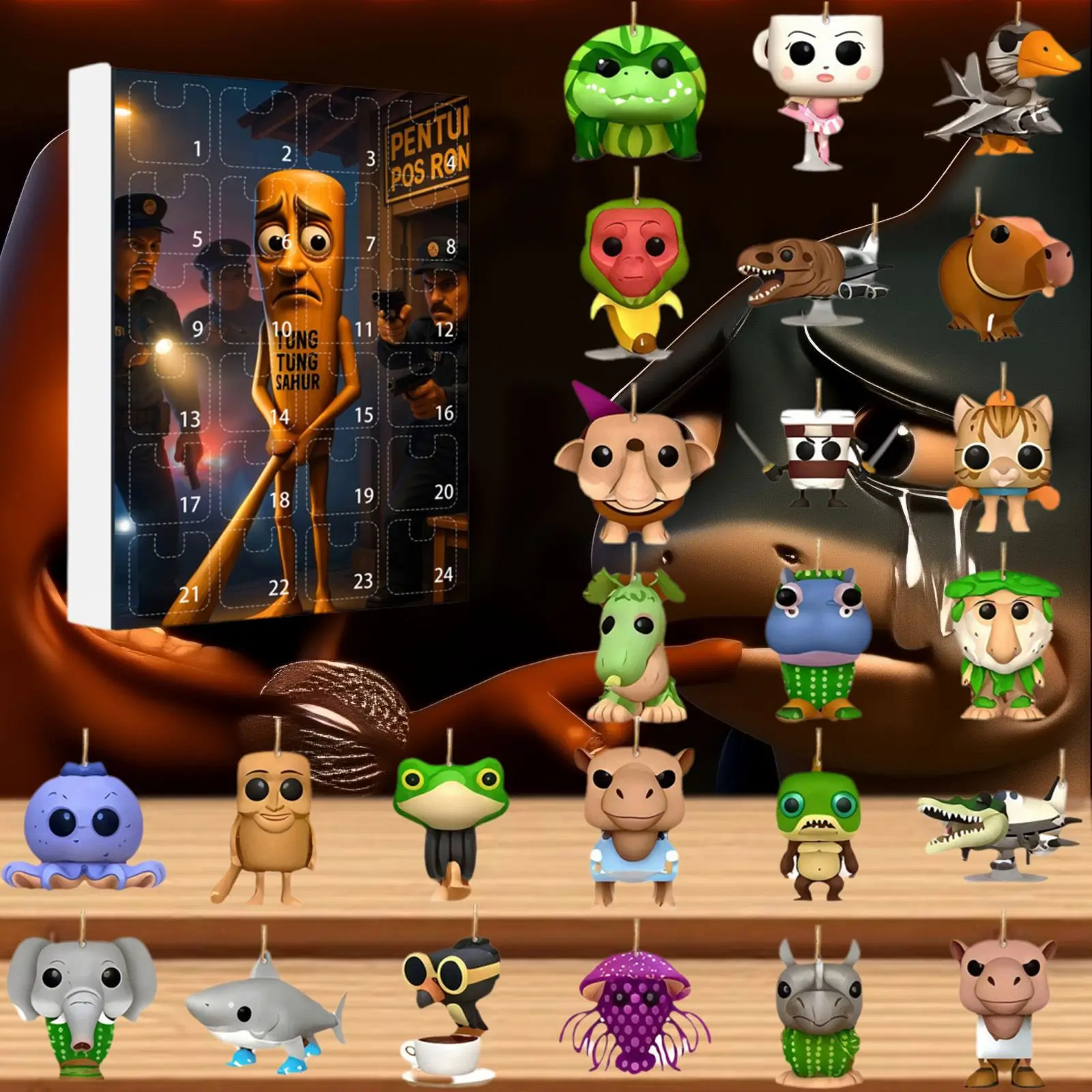Tung Sahur Acrylic Stick Figure Model Blind Boxes Blind Bag Characters Desktop Decor Collection Funny Doll Toy Countdown BOX
Tung Sahur Acrylic Stick Figure Model Blind Boxes Blind Bag Characters Desktop Decor Collection Funny Doll Toy Countdown BOX