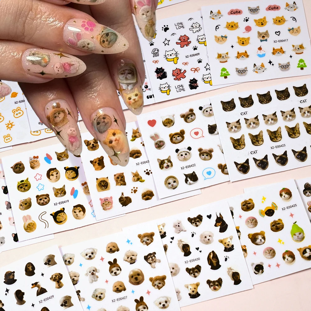 30pcs Cute The Cat Dog in the Hat Nail Stickers 3D Lovely Animal Kitten Puppy Pets Nail Decals Self-Adhesive Cartoon Nail Slider
30pcs Cute The Cat Dog in the Hat Nail Stickers 3D Lovely Animal Kitten Puppy Pets Nail Decals Self-Adhesive Cartoon Nail Slider