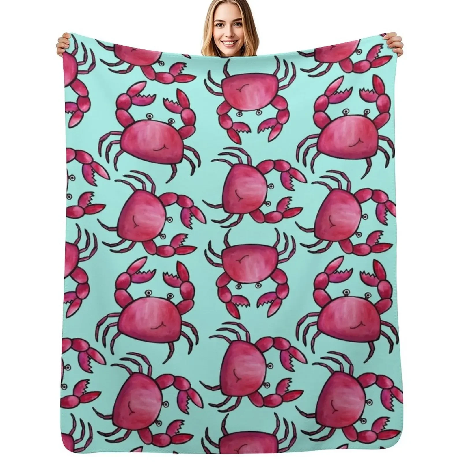 Watercolor Crab Print Throw Blanket Personalized Gift Decorative Throw manga Blanket
Watercolor Crab Print Throw Blanket Personalized Gift Decorative Throw manga Blanket