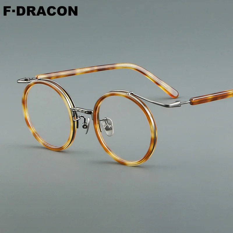 Sheet Metal Eyeglass Frame Retro Metal Circular Men's And Women's Eyeglass Frame Ultra Light Optical Prescription Frame 85676
Sheet Metal Eyeglass Frame Retro Metal Circular Men's And Women's Eyeglass Frame Ultra Light Optical Prescription Frame 85676